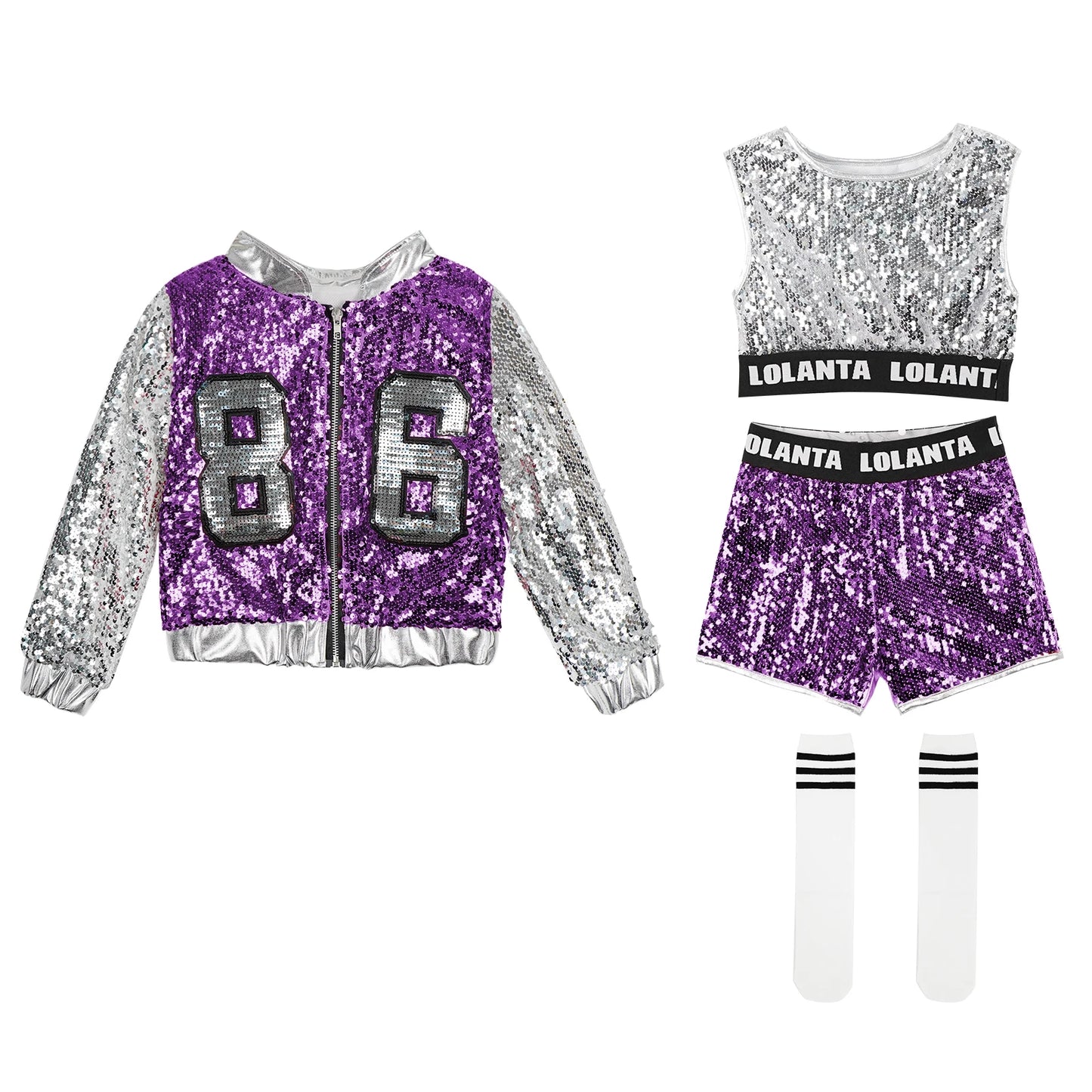 キラキラスパンコール✨ダンス衣装セット