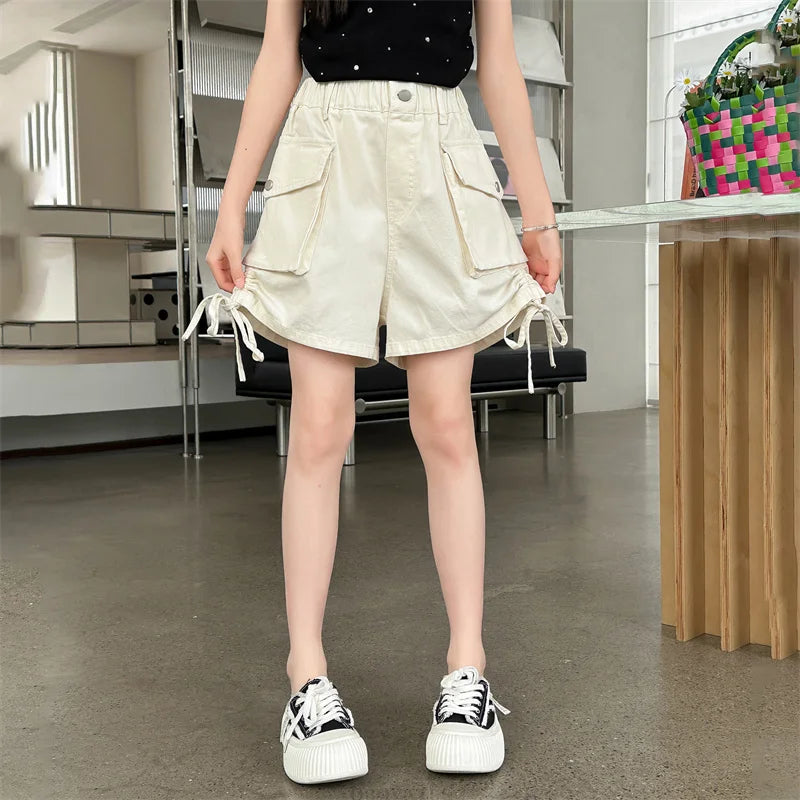 サイドドローコード カーゴショートパンツ