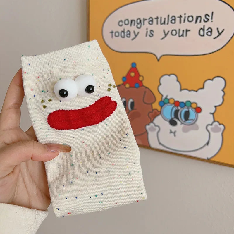 もこもこ おめめソックス 😊