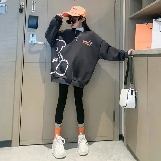 ゆったりカジュアル長袖スウェット