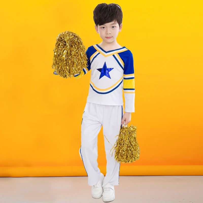 キッズチアリーダー衣装セット★ポンポン&ソックス付き