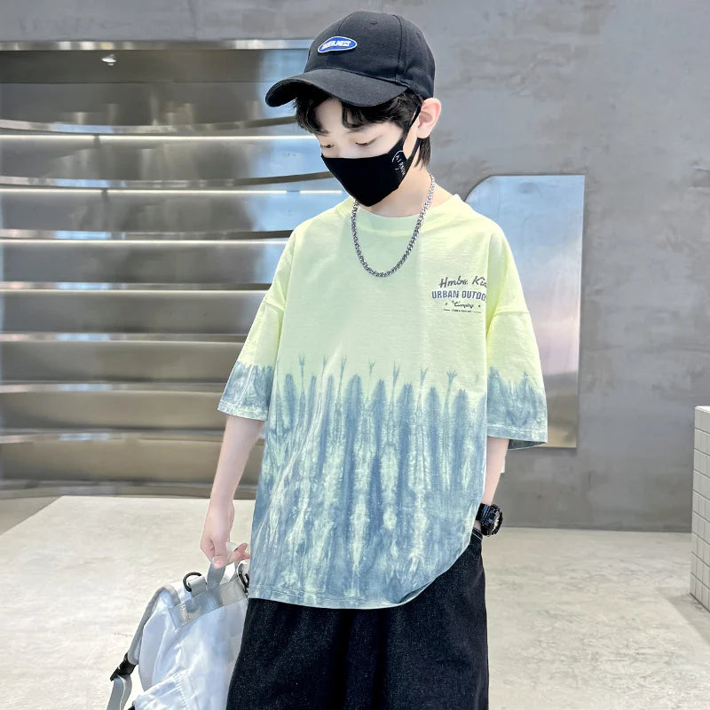 サマータイダイ アウトドアTシャツ