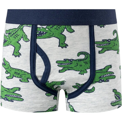 【3枚セット】恐竜&車柄ボクサーパンツ3枚組 やわらか通気性抜群