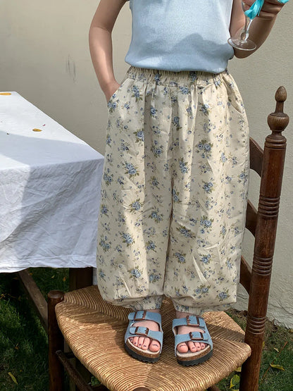 花柄ふんわりバルーンパンツ