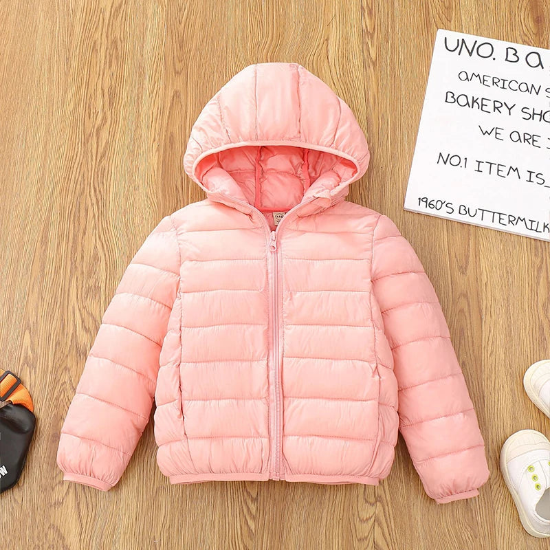 軽量あったか中綿フードジャケット