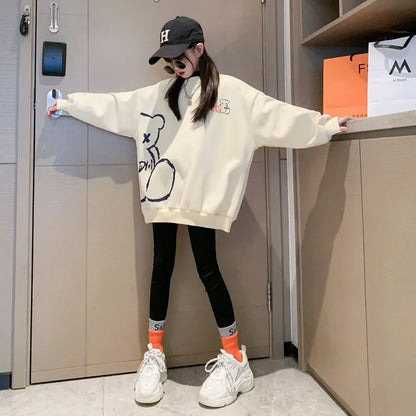 ゆったりカジュアル長袖スウェット