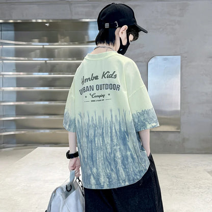 サマータイダイ アウトドアTシャツ