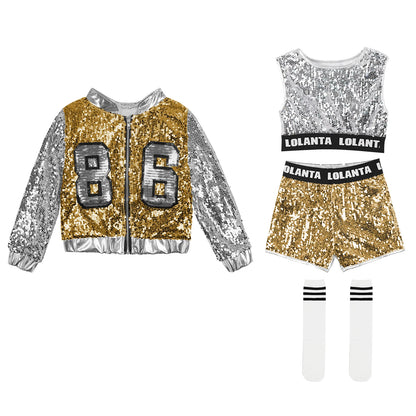 キラキラスパンコール✨ダンス衣装セット