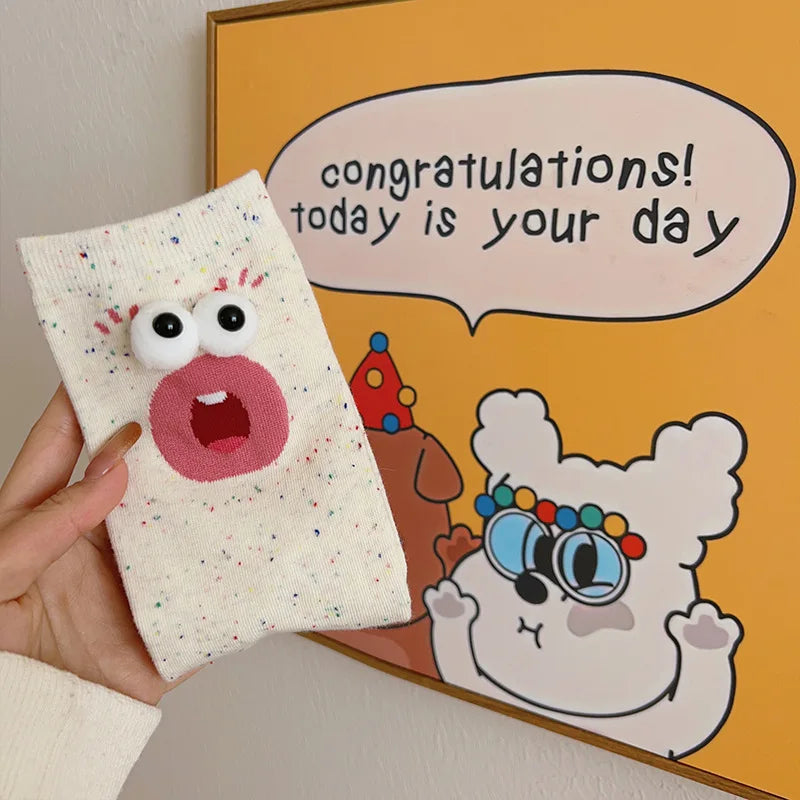 もこもこ おめめソックス 😊