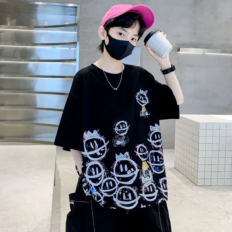スマイルプリント☺️ビッグTシャツ