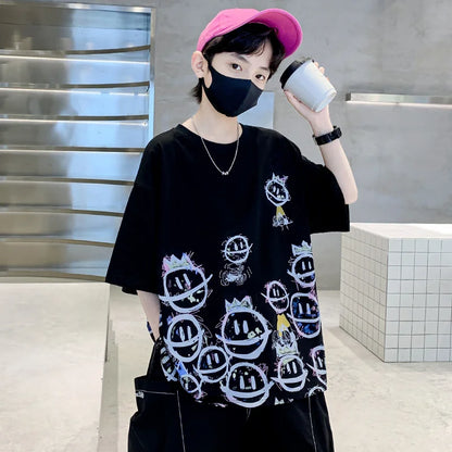スマイルプリント☺️ビッグTシャツ