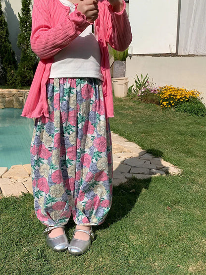 花柄ふんわりバルーンパンツ