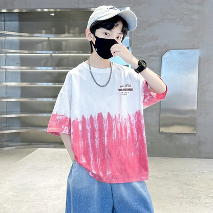 サマータイダイ アウトドアTシャツ