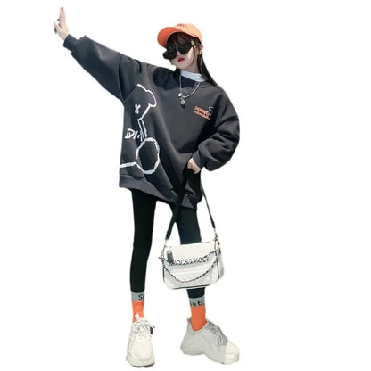 ゆったりカジュアル長袖スウェット