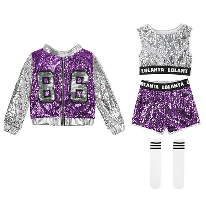 キラキラスパンコール✨ダンス衣装セット