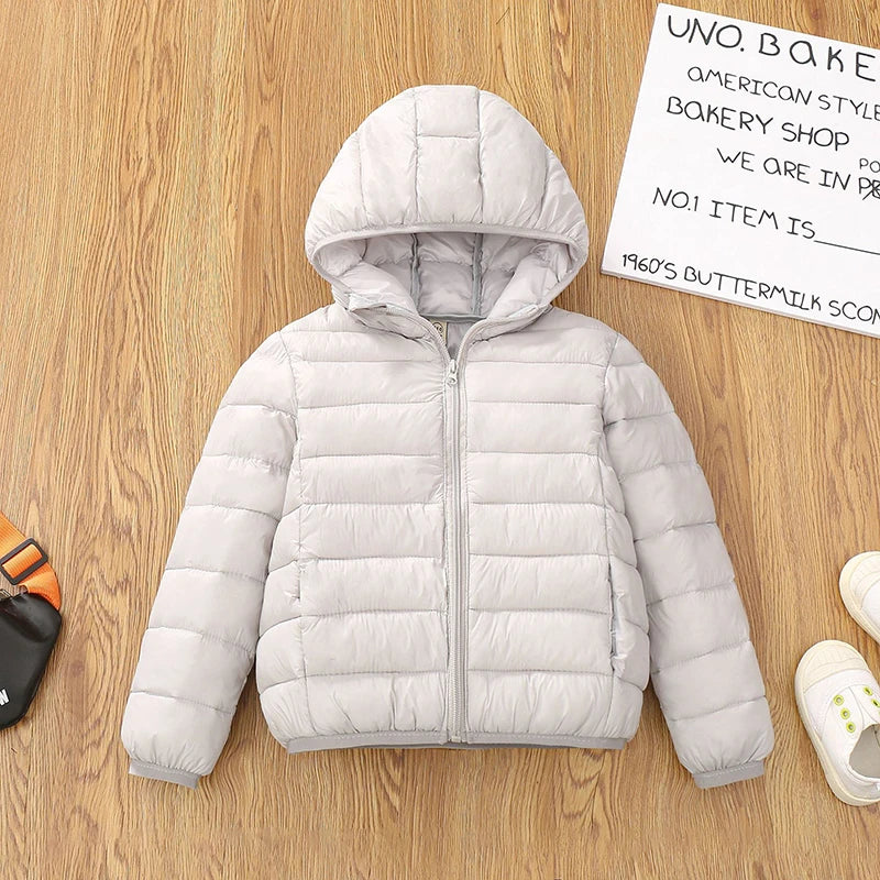 軽量あったか中綿フードジャケット