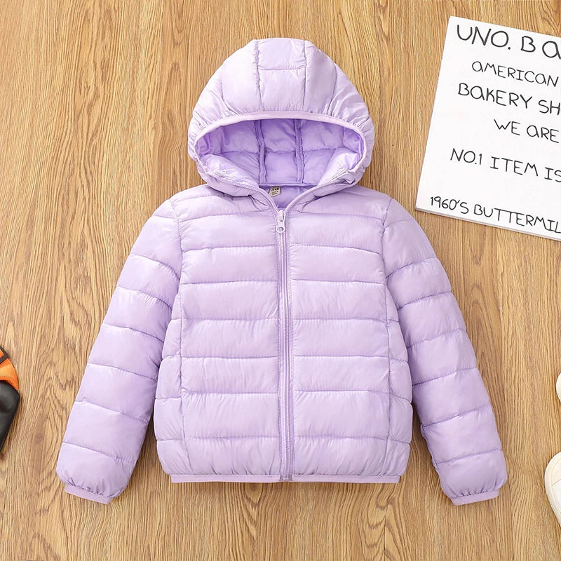 軽量あったか中綿フードジャケット