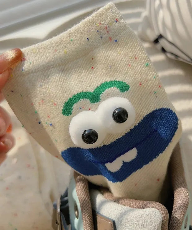 もこもこ おめめソックス 😊