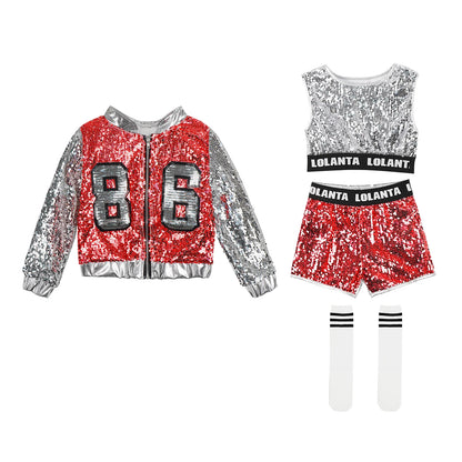 キラキラスパンコール✨ダンス衣装セット