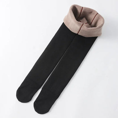 キッズ裏起毛タイツ 冬のあったか厚手レギンス