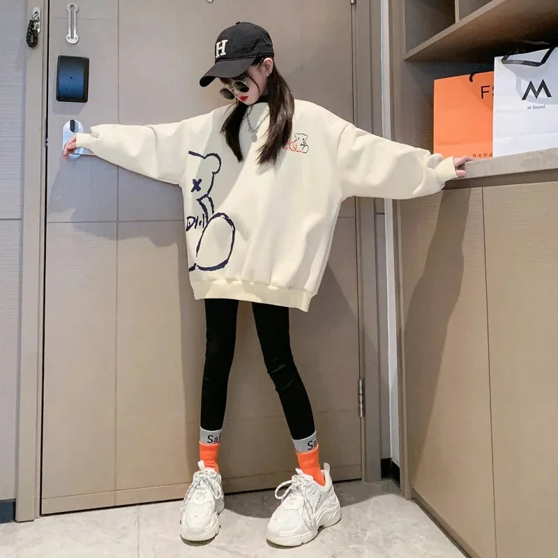 ゆったりカジュアル長袖スウェット