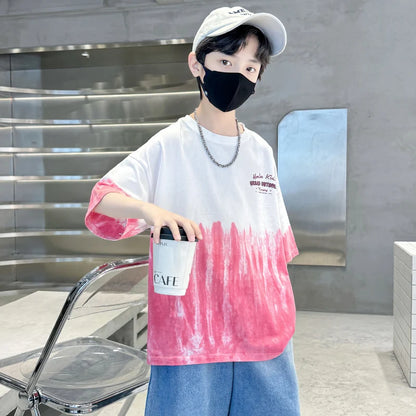 サマータイダイ アウトドアTシャツ