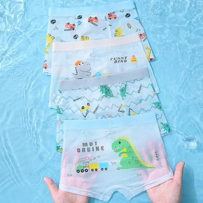 【4枚セット】超通気性！メッシュボクサーパンツ4枚セット