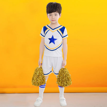 キッズチアリーダー衣装セット★ポンポン&ソックス付き