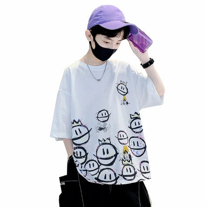 スマイルプリント☺️ビッグTシャツ