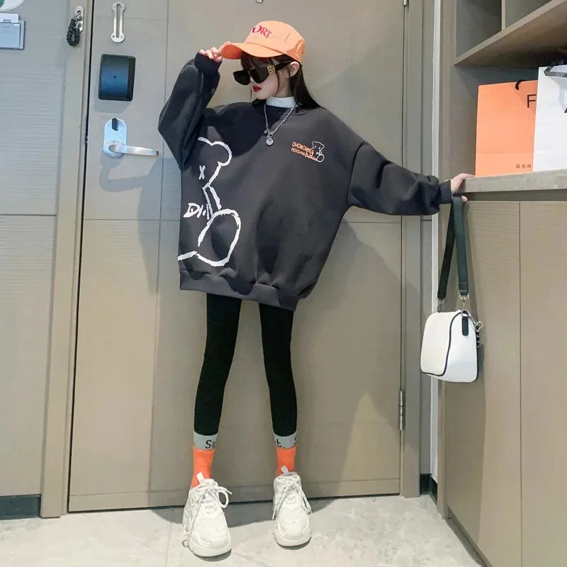 ゆったりカジュアル長袖スウェット