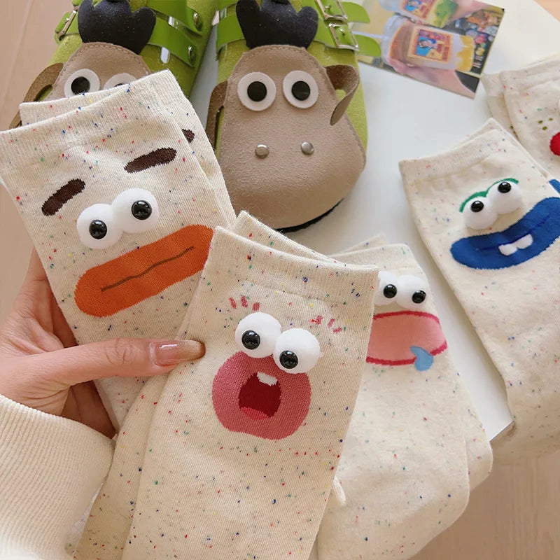 もこもこ おめめソックス 😊