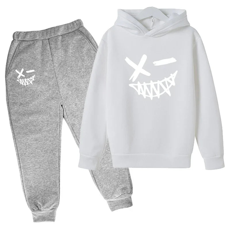 スマイルプリントパーカーセットアップ