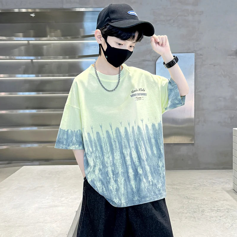 サマータイダイ アウトドアTシャツ