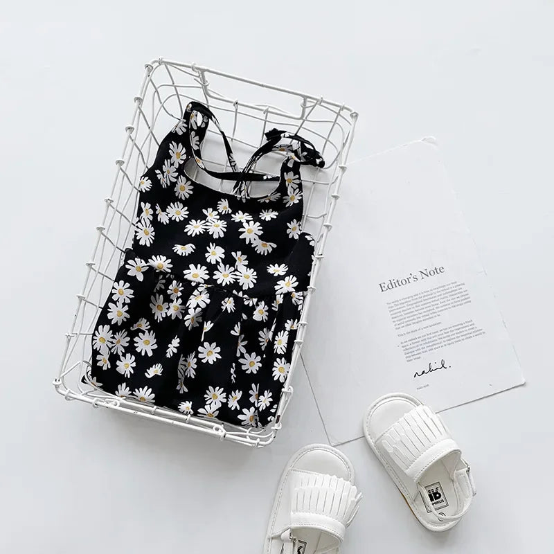 デイジー柄バッククロスワンピース🌼