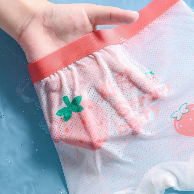 【4枚セット】超通気性！メッシュキッズパンツ4枚セット👧✨