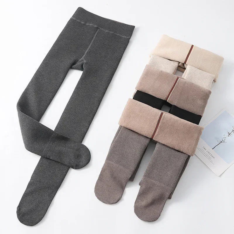 キッズ裏起毛タイツ 冬のあったか厚手レギンス