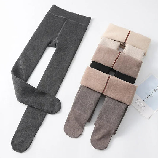 キッズ裏起毛タイツ 冬のあったか厚手レギンス