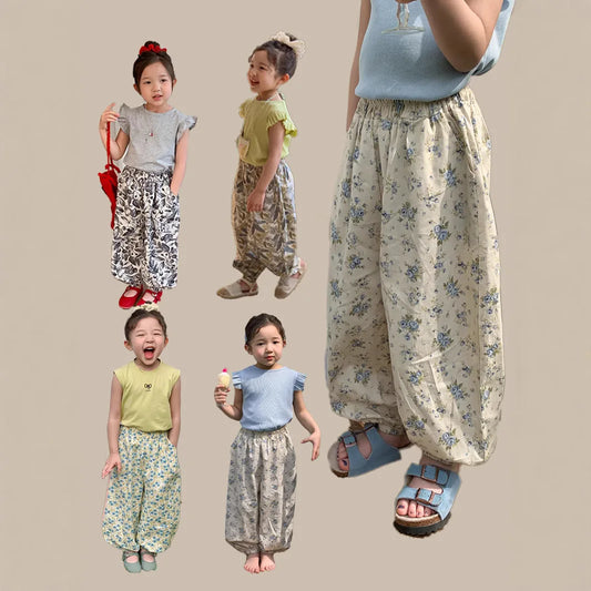 花柄ふんわりバルーンパンツ