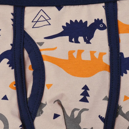 【3枚セット】恐竜&車柄ボクサーパンツ3枚組 やわらか通気性抜群