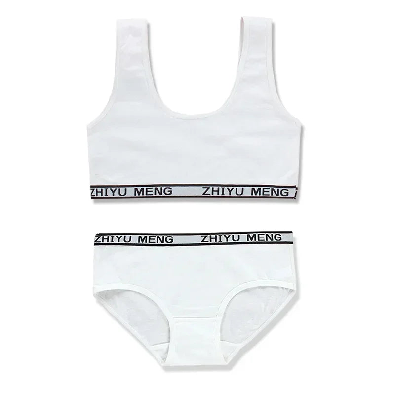 【上下セット】女の子用スポーツブラ&ショーツセット