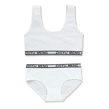 【上下セット】女の子用スポーツブラ&ショーツセット