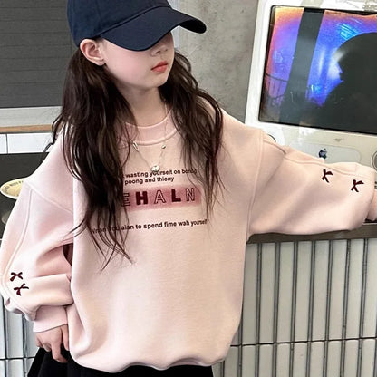 春秋スウェット♪やわらか素材のカジュアルトレーナー