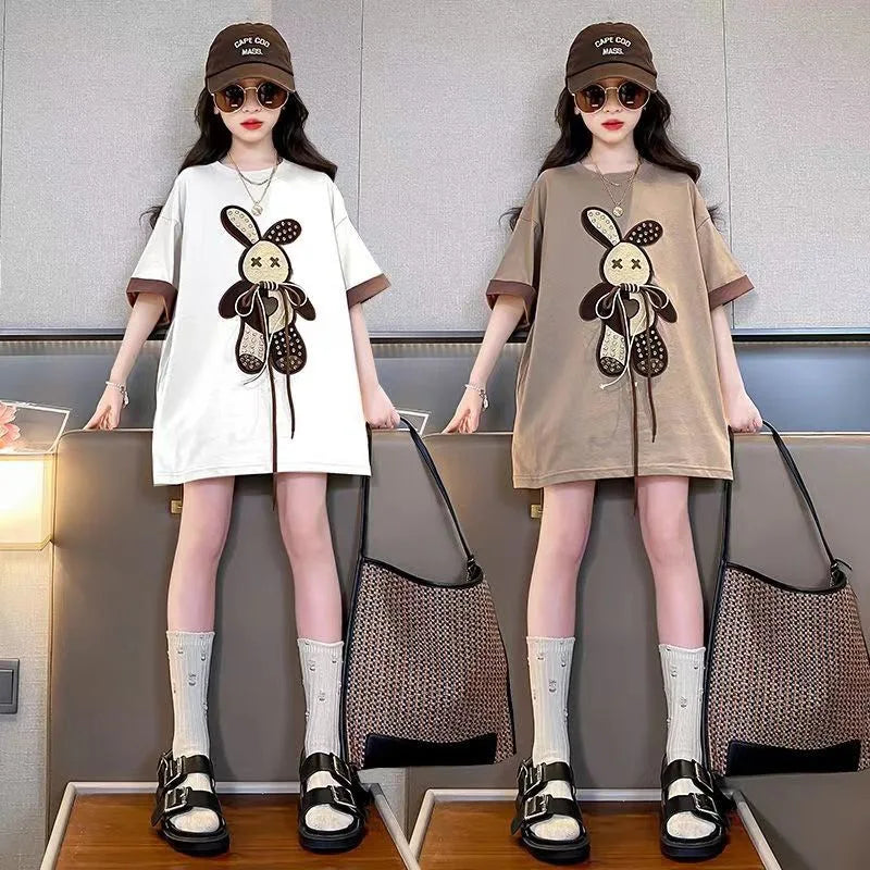 ストリートポップ♪うさぎビッグTシャツ