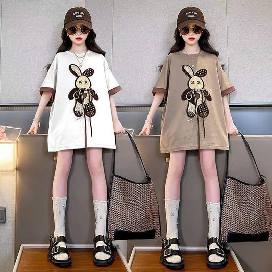 ストリートポップ♪うさぎビッグTシャツ