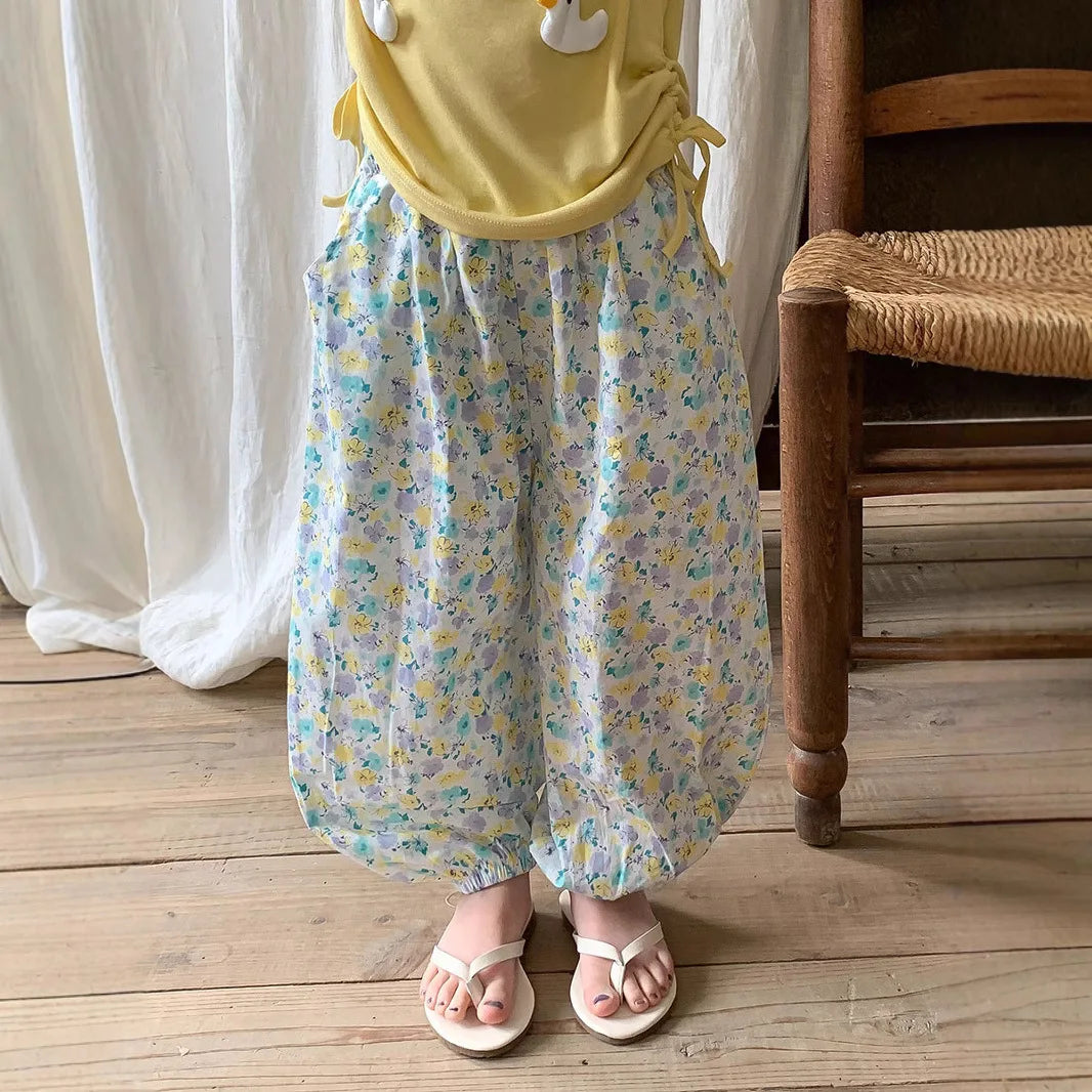 花柄ふんわりバルーンパンツ