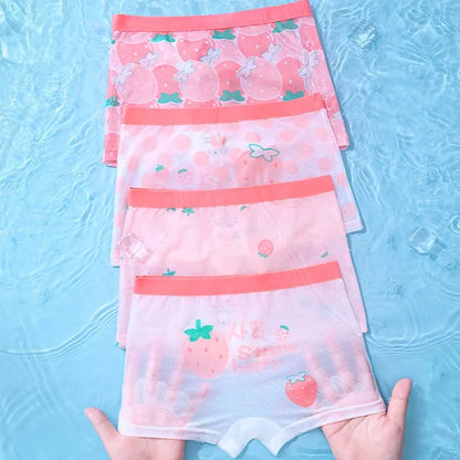【4枚セット】超通気性！メッシュキッズパンツ4枚セット👧✨