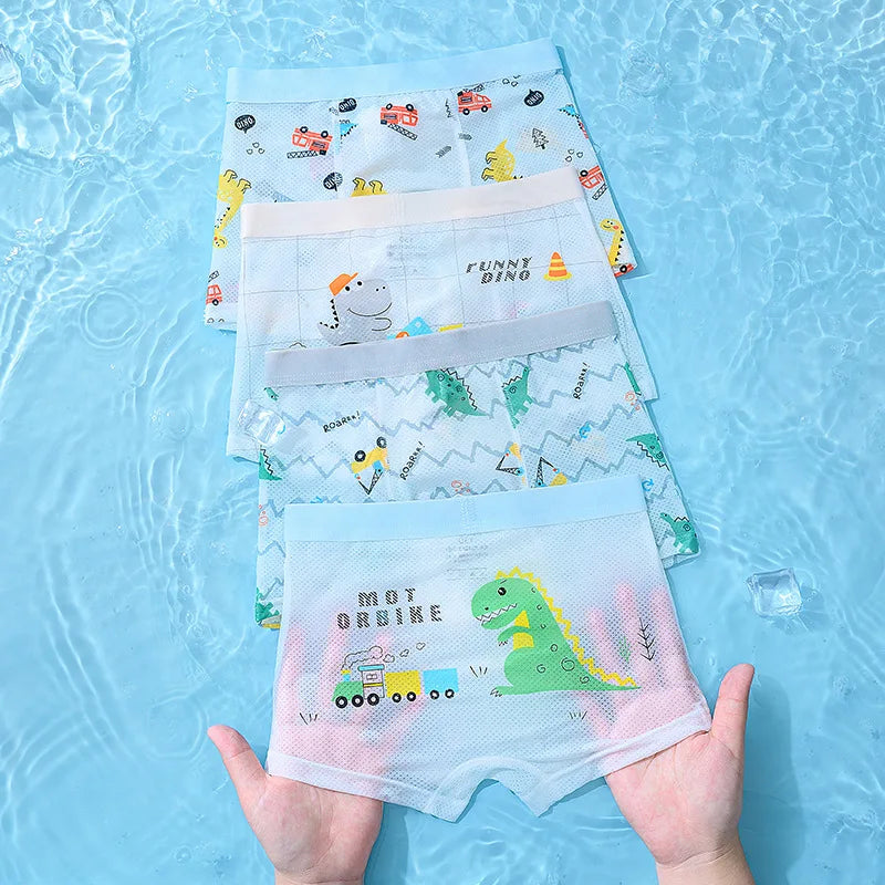【4枚セット】超通気性！メッシュボクサーパンツ4枚セット