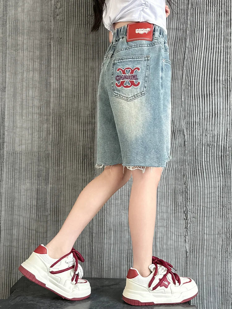 楽ちん♪デニムハーフパンツ🌟