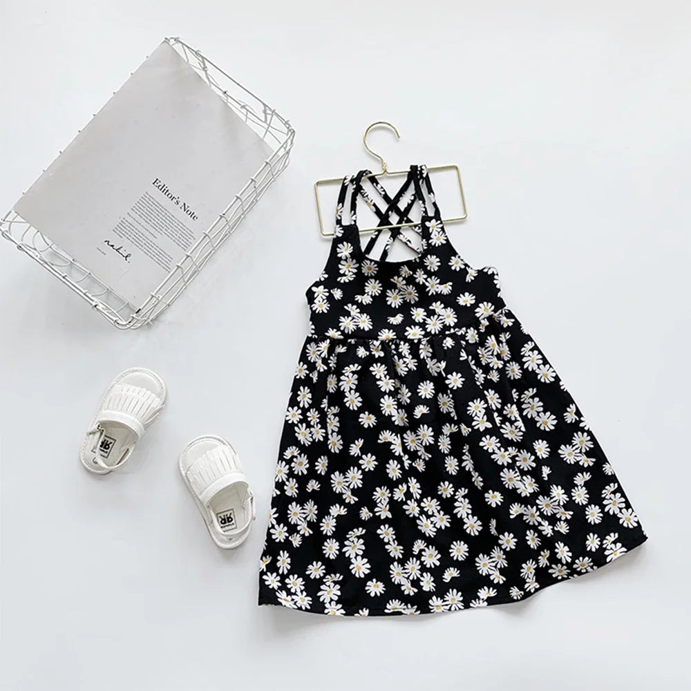 デイジー柄バッククロスワンピース🌼
