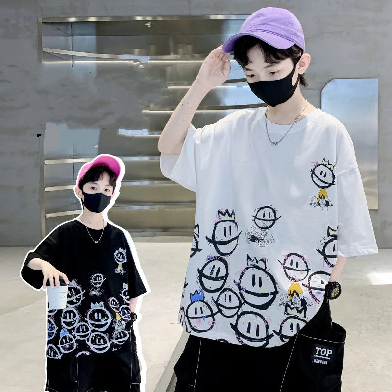 スマイルプリント☺️ビッグTシャツ